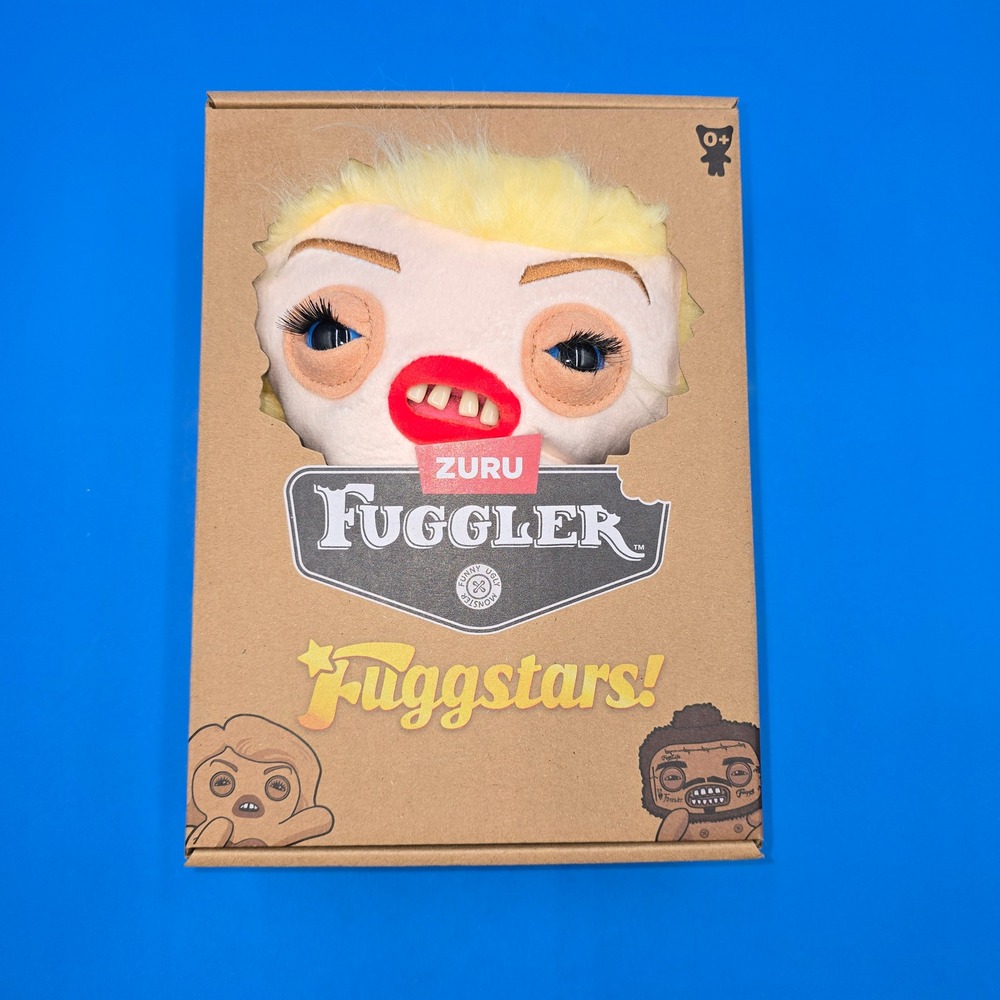 Zuru Fuggler Fuggstars Fleeting Fartlet Plush Monster 15754B Blonde NIB New